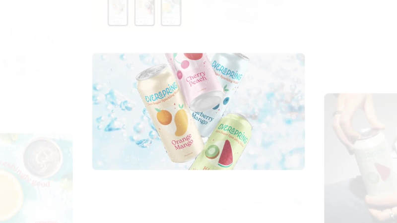 Cover image for Everspring Sparkling Water Brand Identity