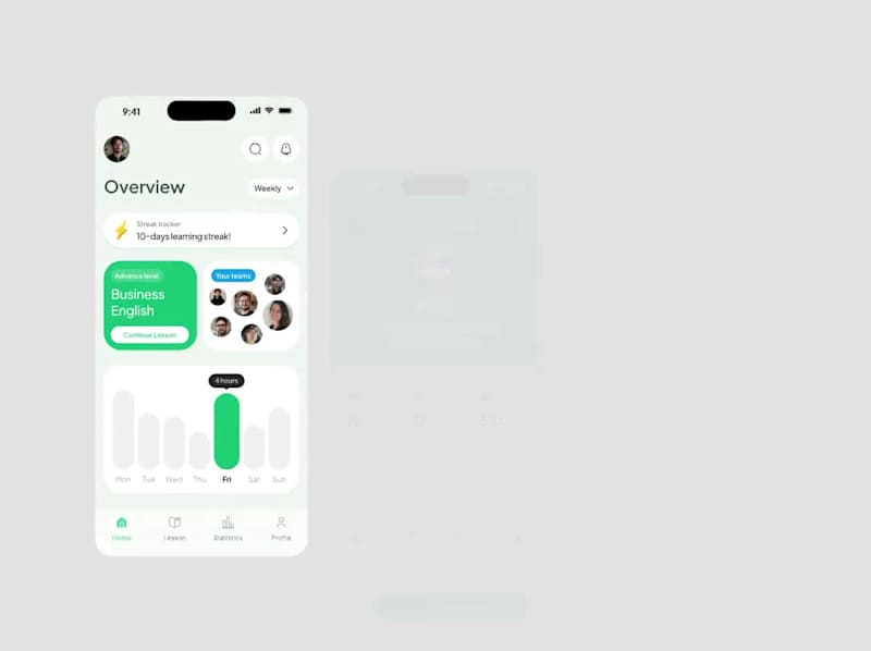 Cover image for Gamified Learning Experience – UX/UI Mobile App