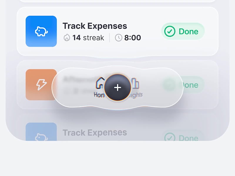Cover image for Obsessed with the details from the AI Habit Mobile App that ...
