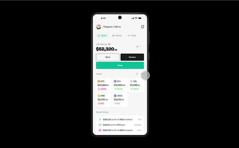Cover image for Mobile Crypto Wallet Redesign Project