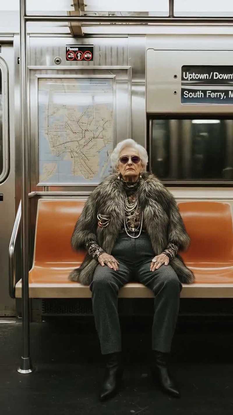 Cover image for 🚇 Borrow my prompt 🚇 Can I be this cool as a grandma??? Cr...