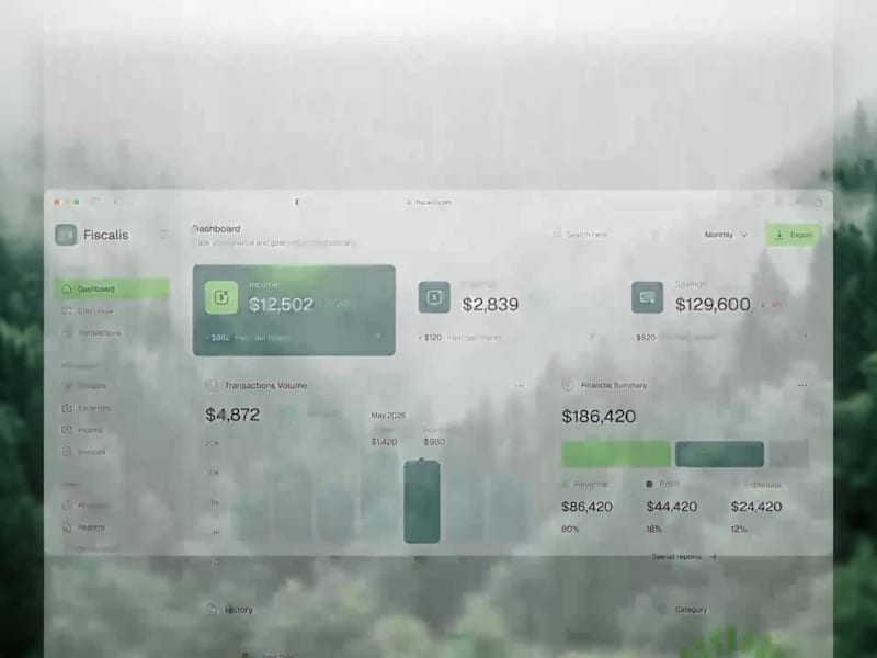 Cover image for Finance Dashboard UI/UX Design