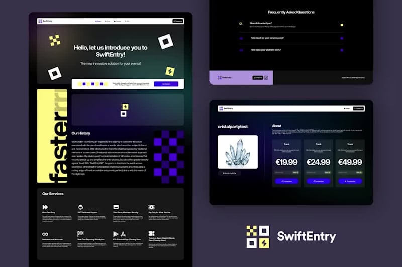 Cover image for Swift Entry Website Design