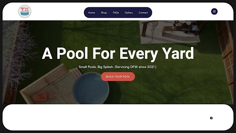Cover image for Texas Tank Pools Framer Website Redesign