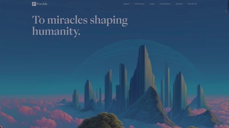Cover image for Parable Website Landing Page 🚀