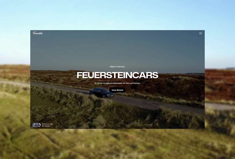 Cover image for Luxury Digital Showroom Development for FeuersteinCars