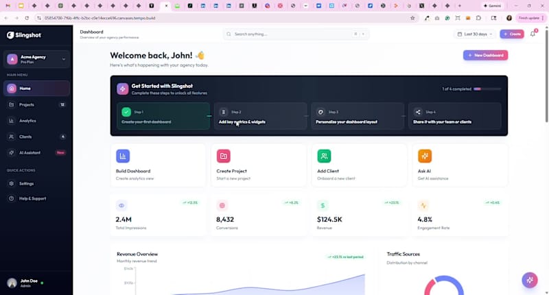 Cover image for Slingshot Dashboard Redesign
