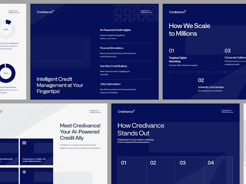 Cover image for Pitch Decks & Presentation Designs