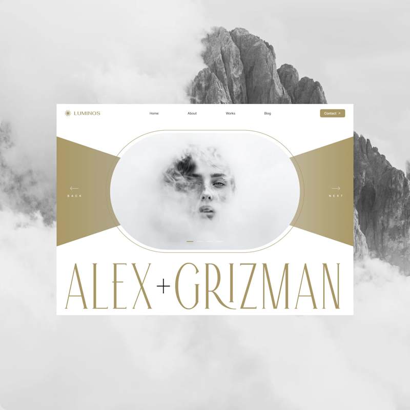 Cover image for Luminos — Photography Portfolio Website Design