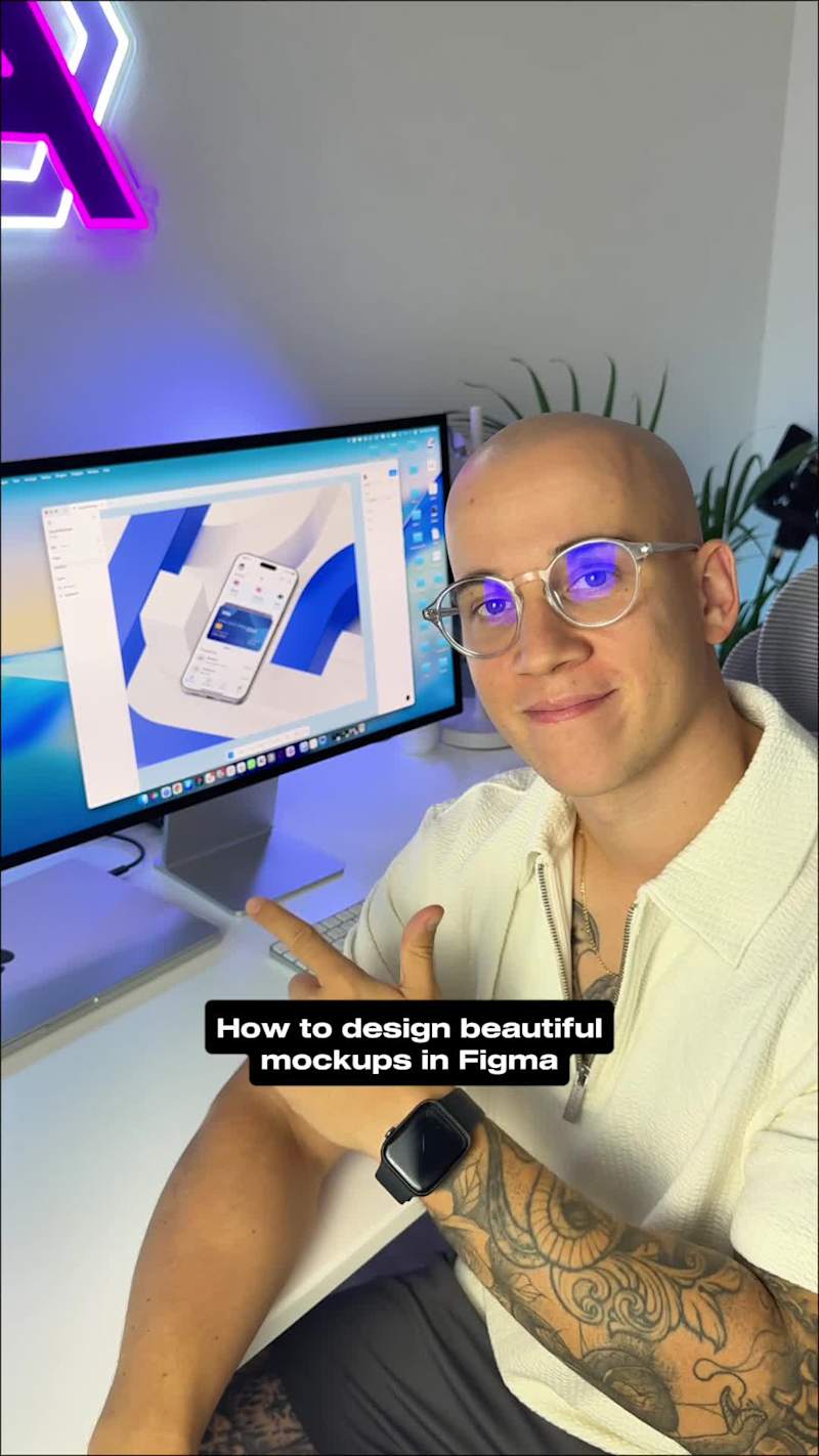 Cover image for How to design unique mockup scenes in Figma