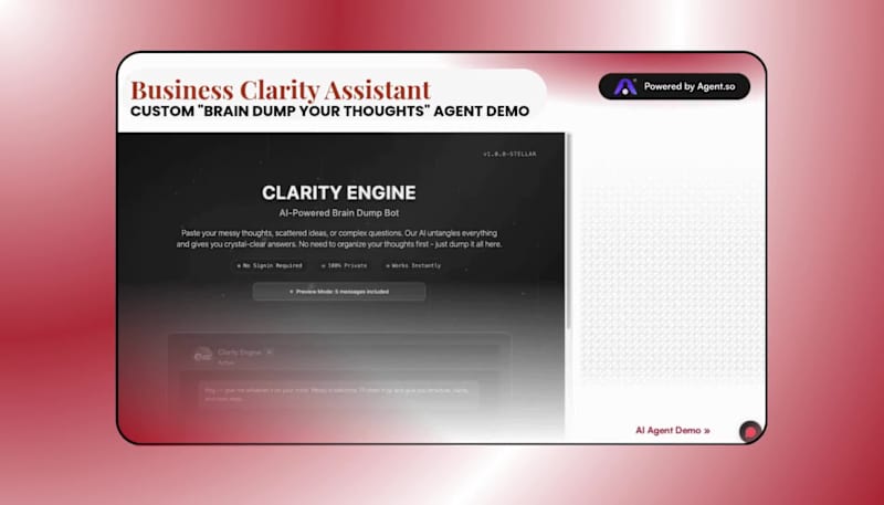Cover image for AI-Powered Business Clarity Assistant