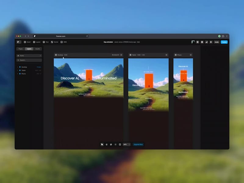 Cover image for I re-created Hero animation of @Zapier Launching Page Built ...