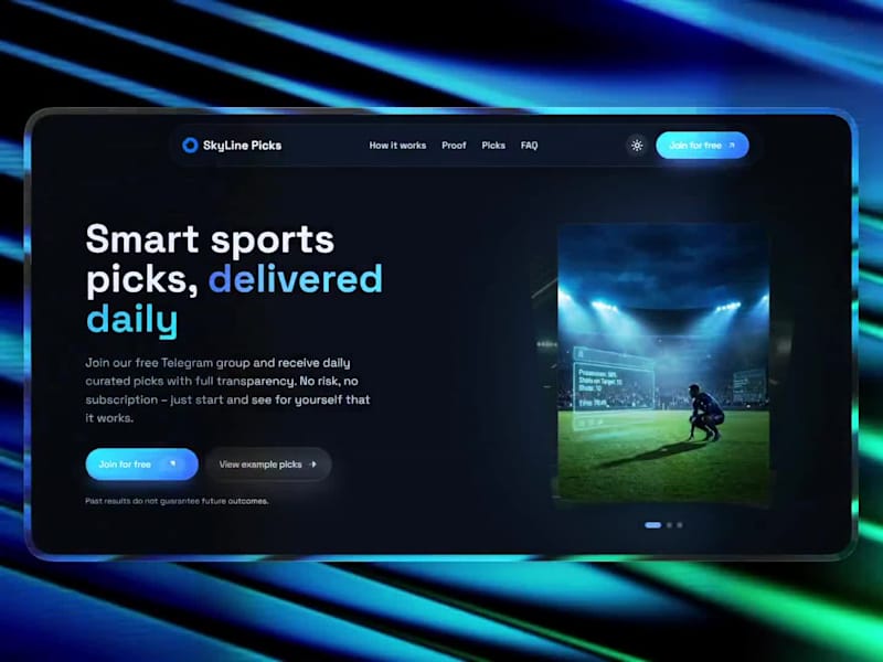 Cover image for Sports Betting Landing Page -