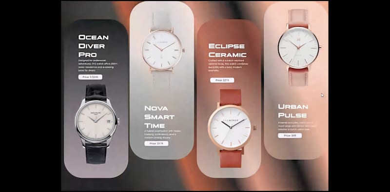 Cover image for I designed a modern watch