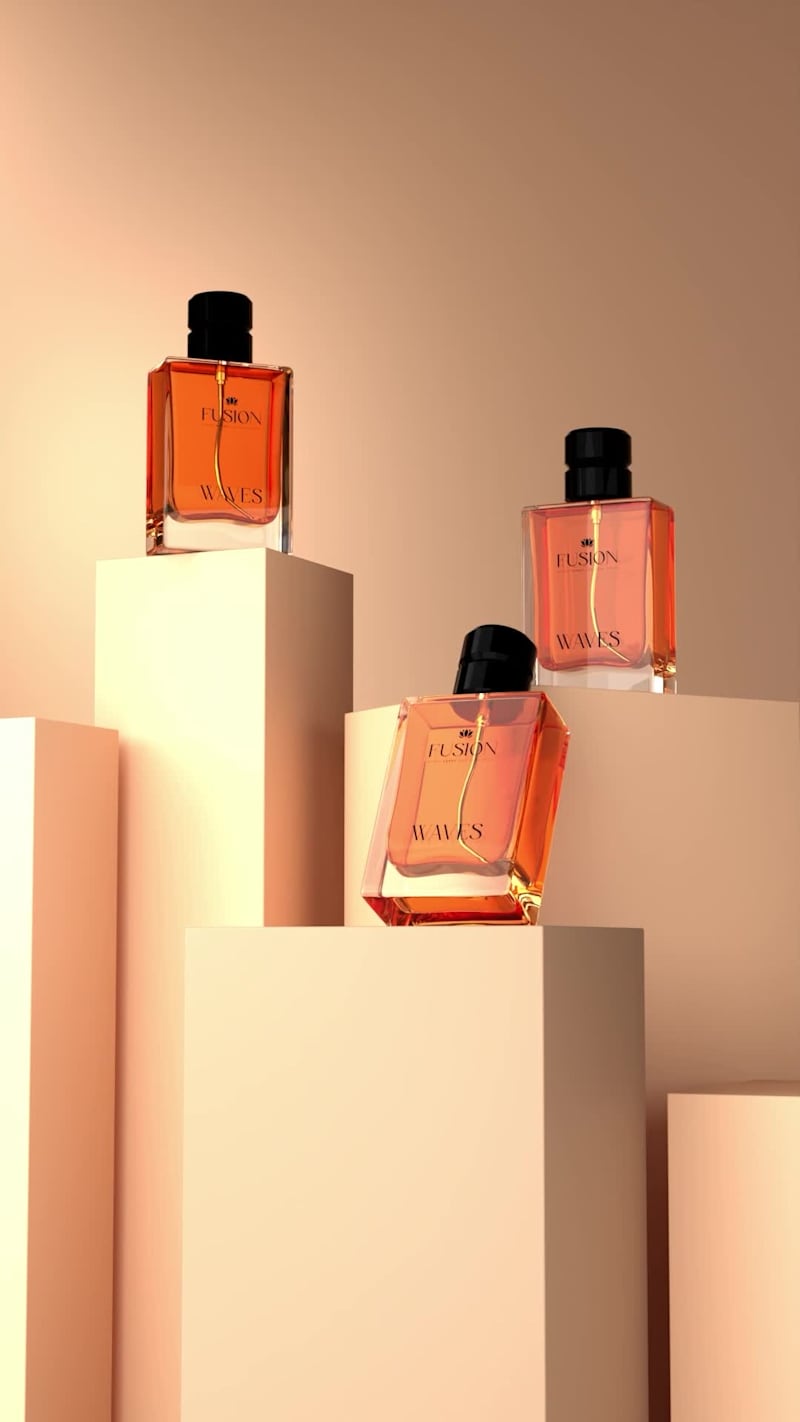 Cover image for 3D Animation for Waves Perfume by Fusion Fragrances