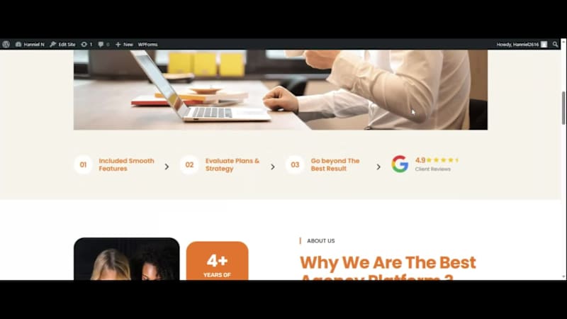 Cover image for Modern Business Website | WordPress + SEO