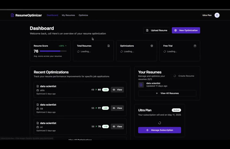 Cover image for Resume Optimizer