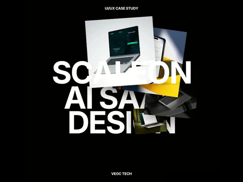 Cover image for Scaleon - AI Saas Platform (UI/UX Design)