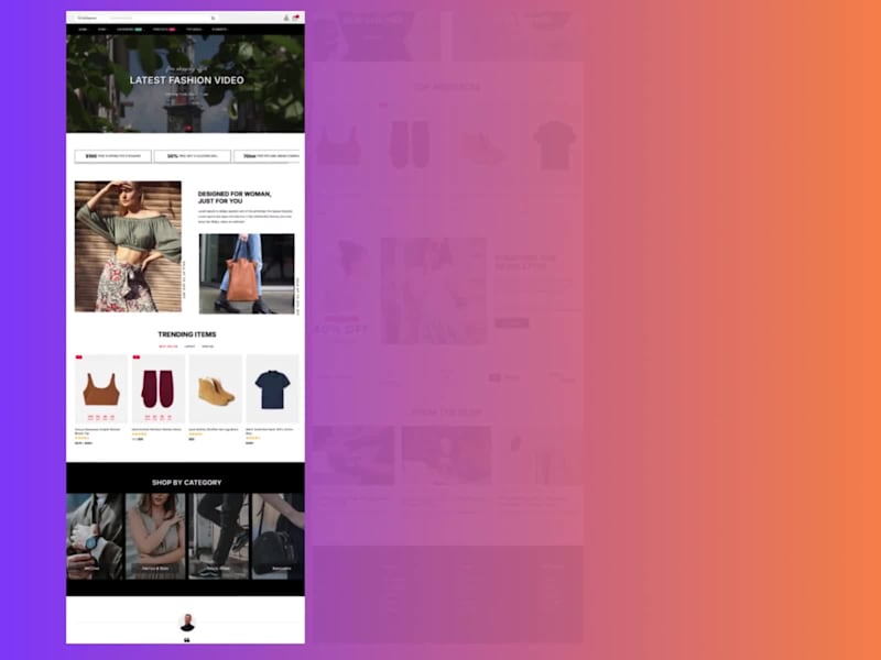 Cover image for Limo - A Modern & Responsive Fashion E-commerce Website