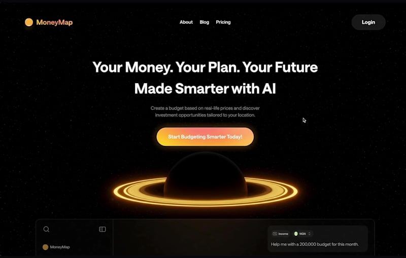 Cover image for Moneymap - AI Budgeting tool
