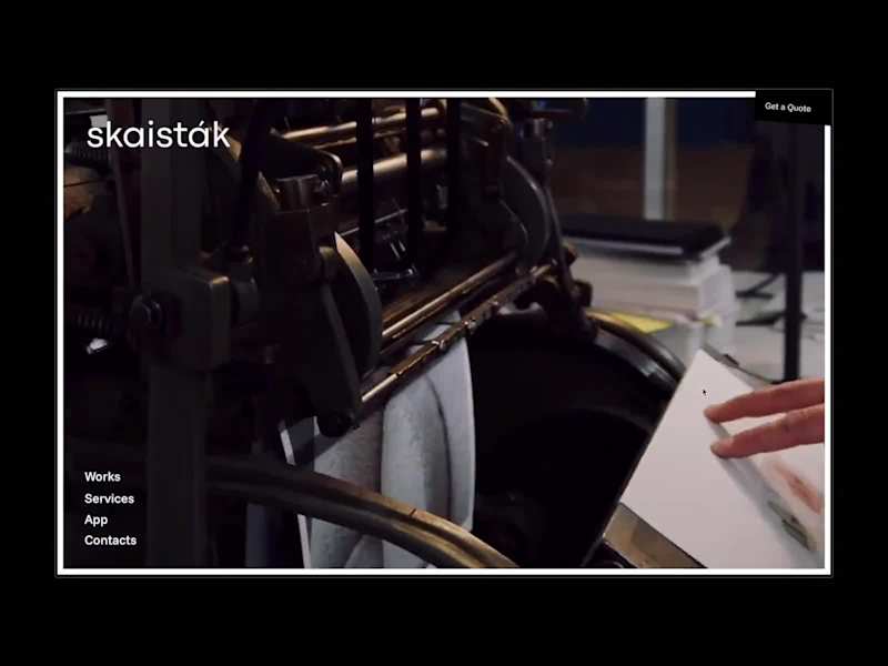 Cover image for Minimal Website Design for Skaistāk Print Shop