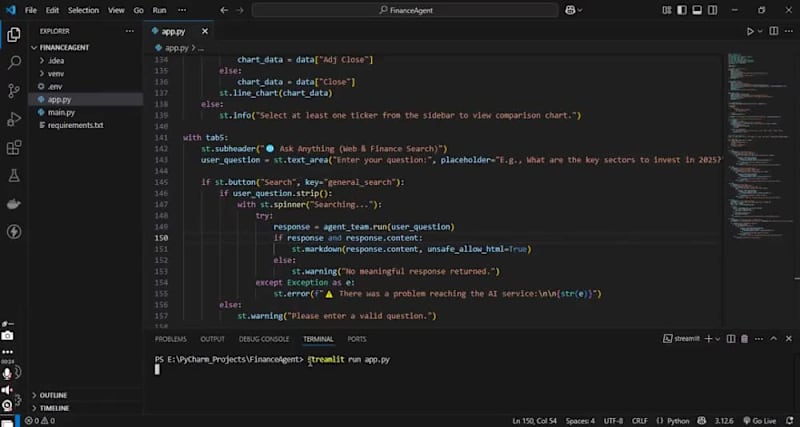 Cover image for AI-Powered Finance & Market Intelligence Dashboard I built a...
