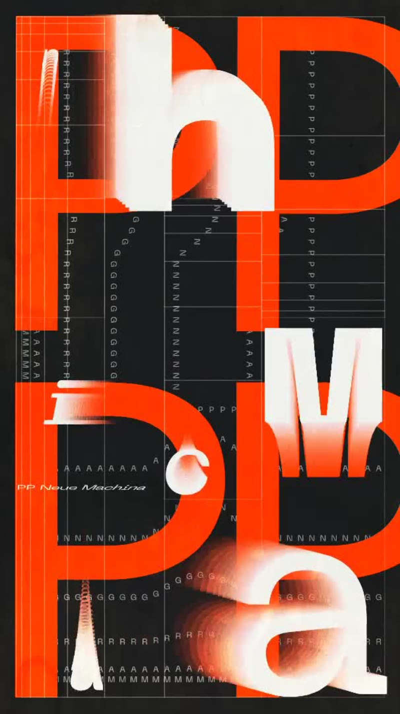 Cover image for Typographic animation Created in: Calvary Typeface: PP Machi...