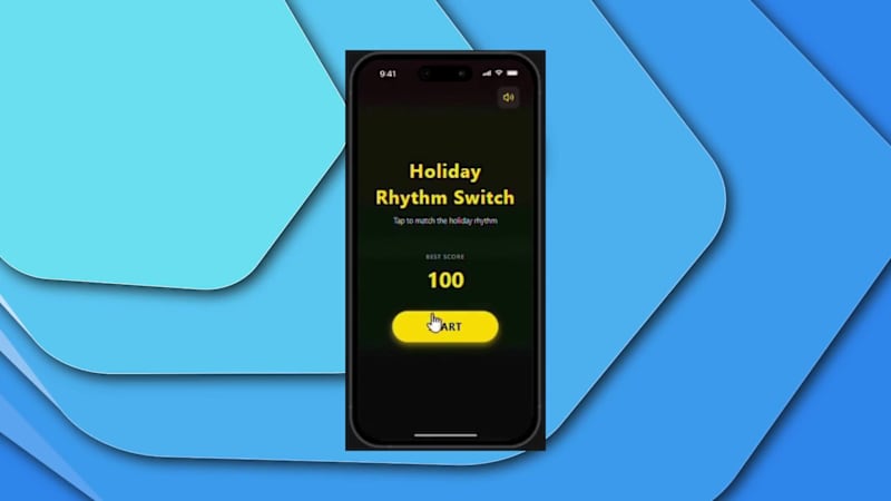 Cover image for Holiday Rhythm Switch game | built with @Rork Rhythm Switch ...