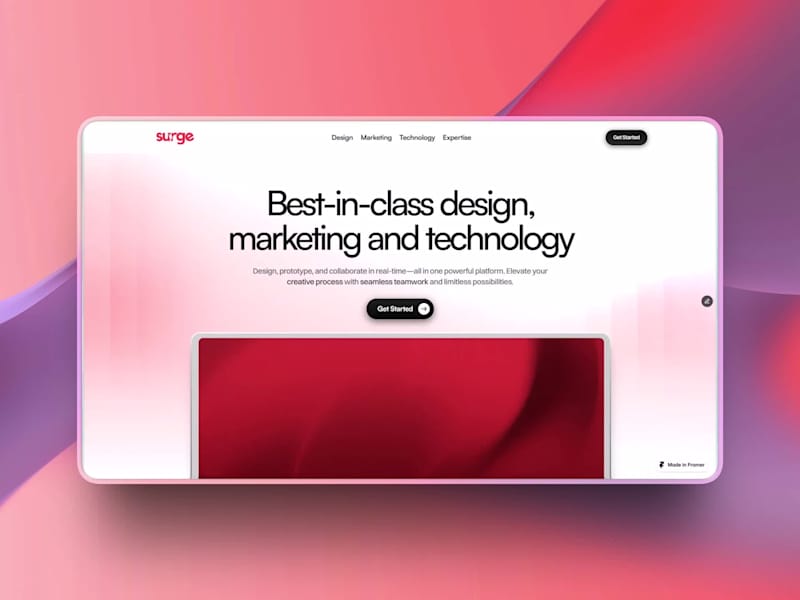 Cover image for Surge Website Design and Development