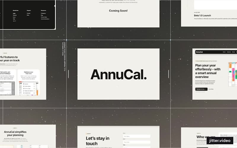 Cover image for Framer App Landing Page | AnnuCal Startup