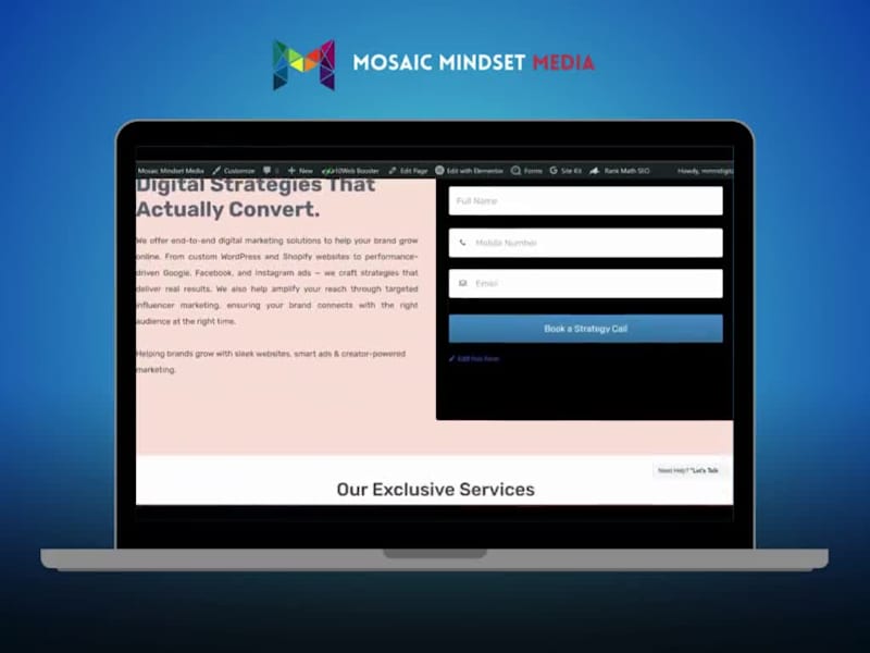 Cover image for Website Design for Digital Marketing Agency