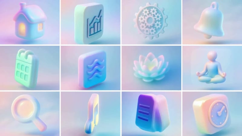 Cover image for ZenFlow App Icon Suite Design