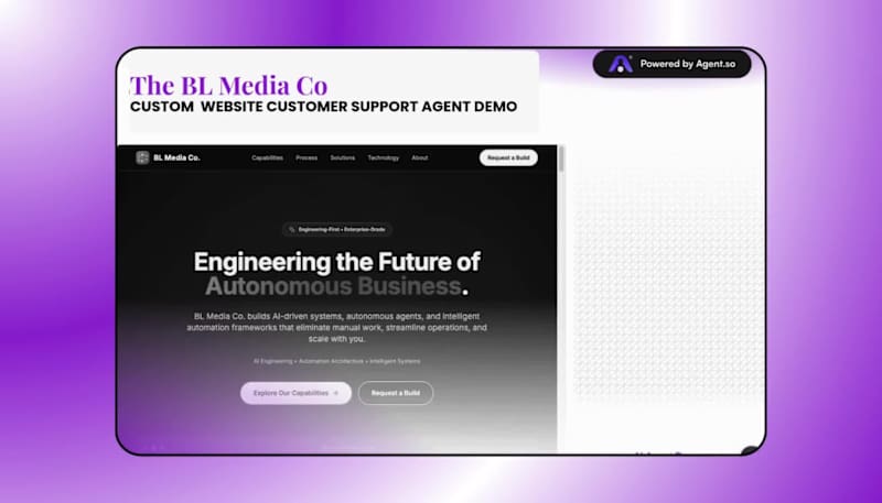 Cover image for Custom AI Agent Development for BL Media Co
