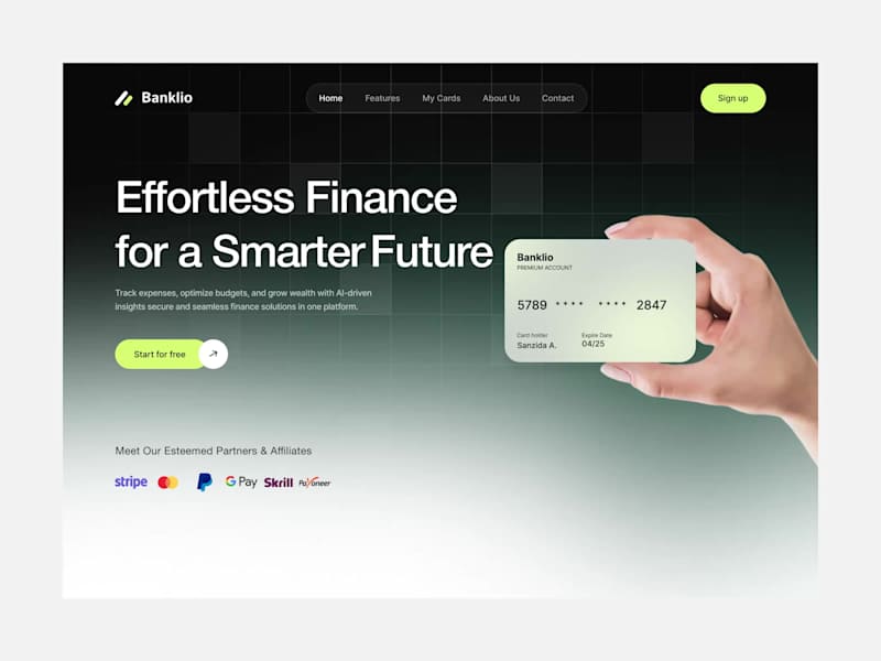 Cover image for Landing page design + dev