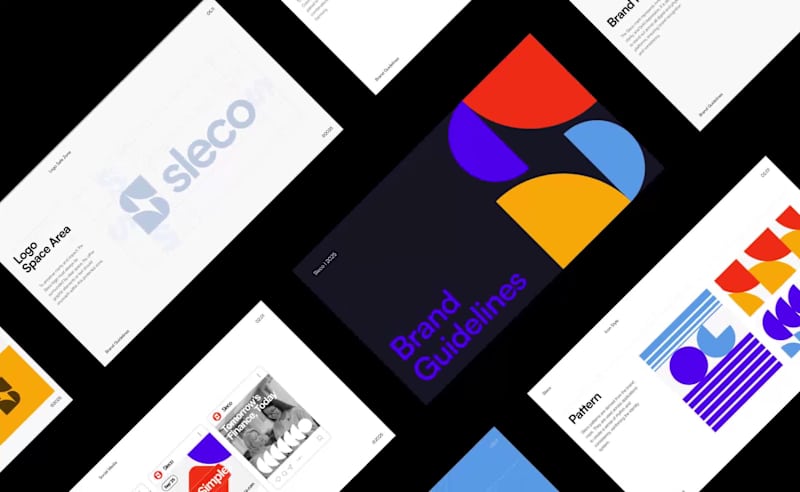Cover image for Sleco Brand Guidelines – Modern