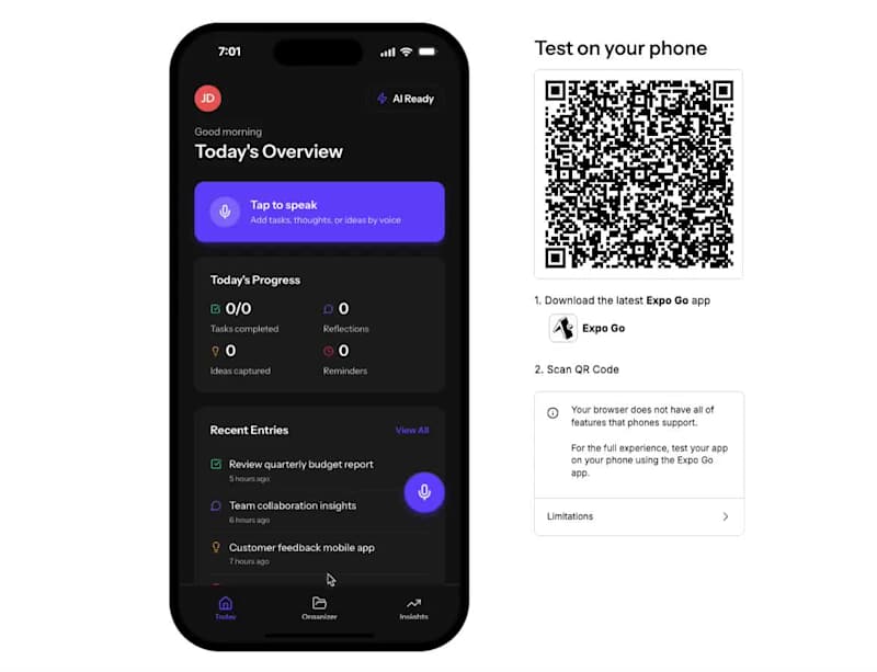 Cover image for Just built VoiceFlow, an AI habit coach that helps you organ...