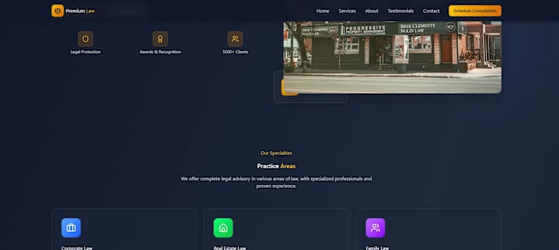 Cover image for I recently built a landing page for a law firm — but it’s no...