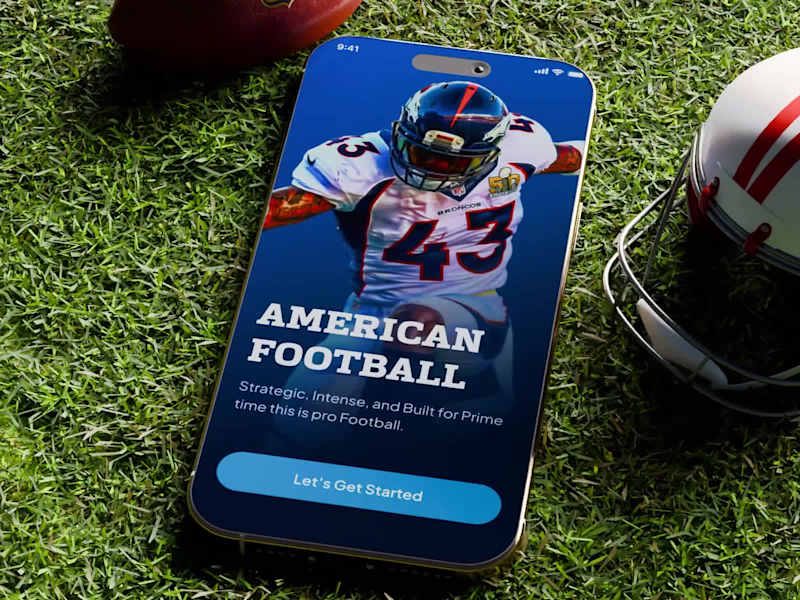 Cover image for American Football Sports Mobile App