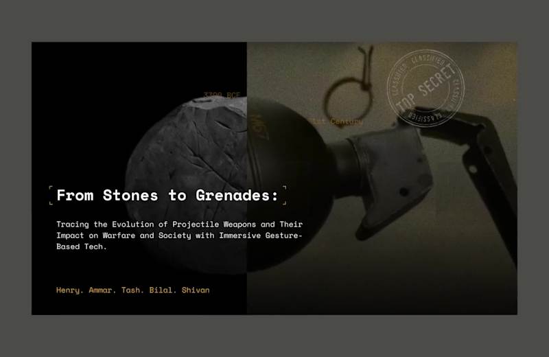 Cover image for Evolution of Thrown Weapons Presentation