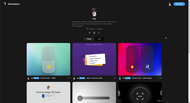 Cover image for My Submission for the Rive Challenge. Tried approaching the ...