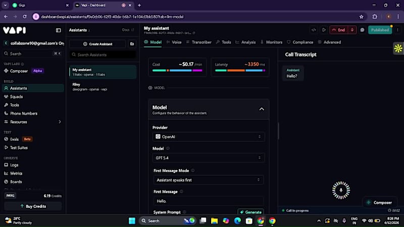 Cover image for Developed a highly responsive AI