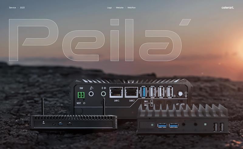 Cover image for Brand Identity & Webflow Website for B2B Tech Supplier - Peila