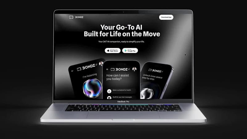 Cover image for BONDZ - AI COMPANION | SAAS | Framer Build 