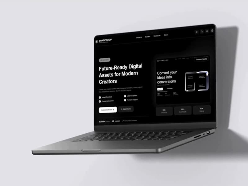 Cover image for BONDZ SHOP | Digital E-com | Figma Build