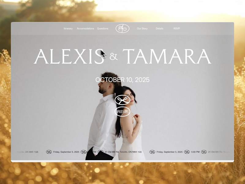 Cover image for Alexis & Tamara: Every love story deserves a place to begin