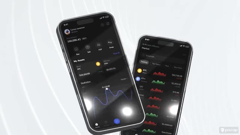 Cover image for TradeX: Crypto Trading App Design