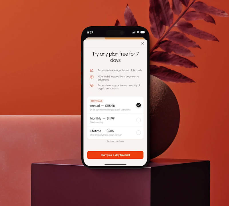 Cover image for Webz - cryptocurrency learning app