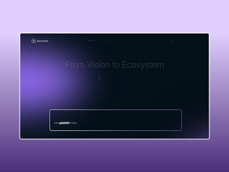 Cover image for Blockchain Landing Page