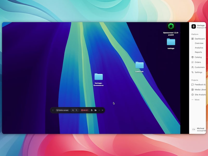 Cover image for The Vantage Admin Dashboard is the high-tech