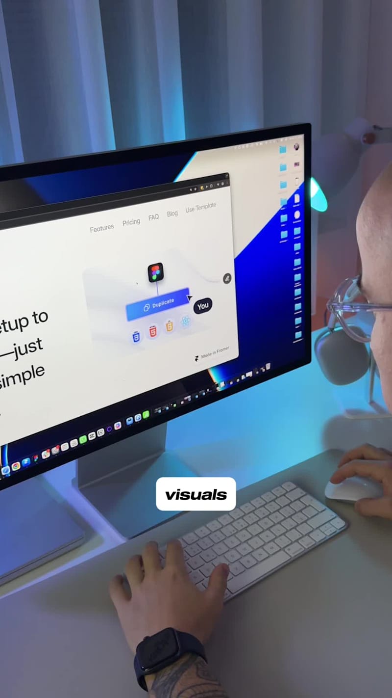 Cover image for How to animate visuals in Framer